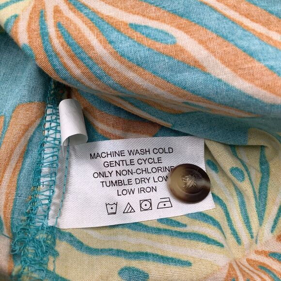 Tori Richard Uniforms Mens Short Sleeve 1/2 Button Hawaiian Polo Size XS - Picture 5 of 5